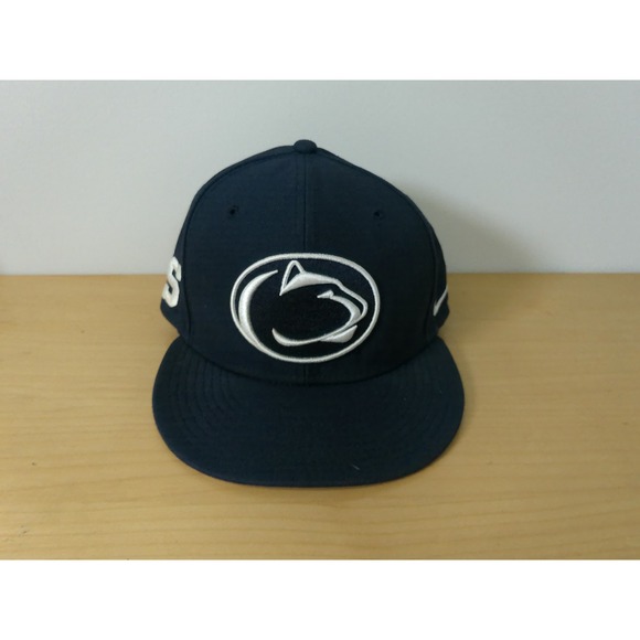 Nike Other - VTG Nike True Penn State Nittany Lions Snapback Hat Navy Blue White OSFM Cap
